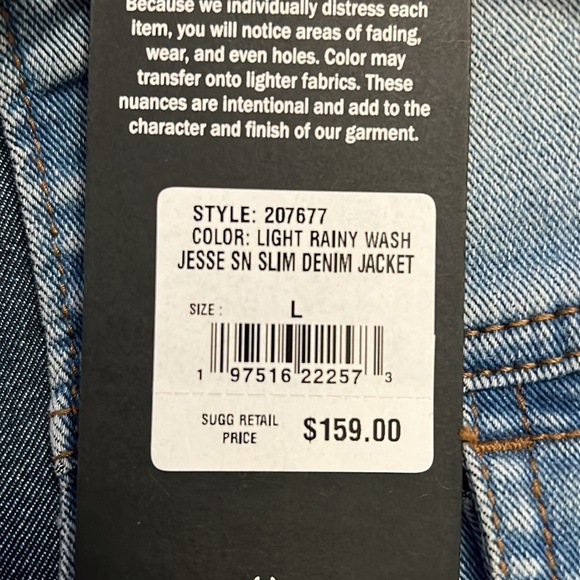 NWT True Religion Denim Jacket - Picture 13 of 13